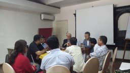 Interaction Between Disability Activists and Korean Philanthropist Held